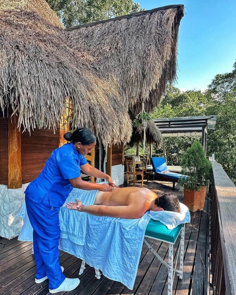 massage at the Madresierra hotel