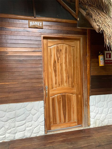 cabana santa marta familiar mamey suite puerta madera
