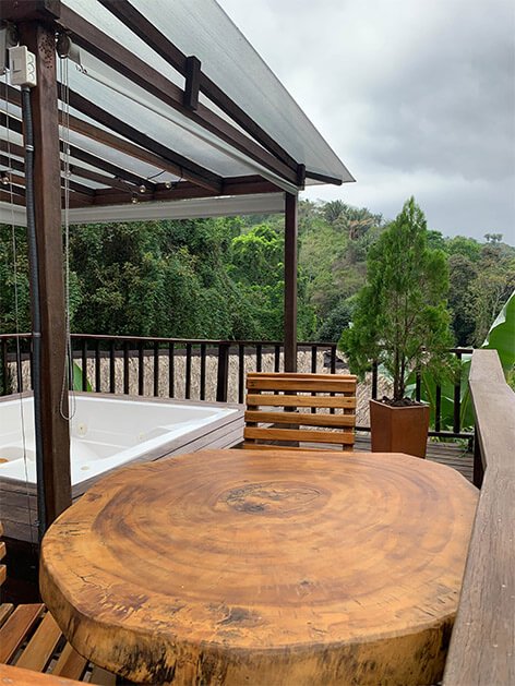 cabana santa marta familiar mamey suite terraza