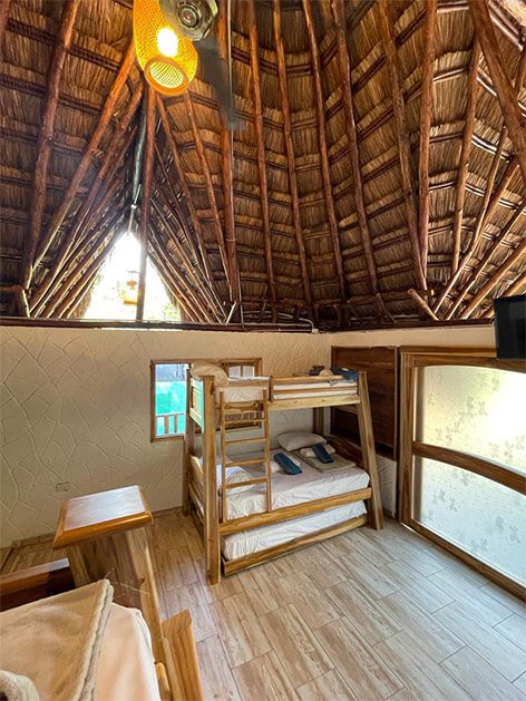 hotel madre sierra cabana suerte camarote detalles madera